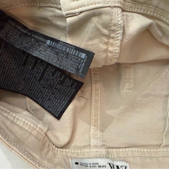 Zara Light Tan Jeans - Picture 6 of 8
